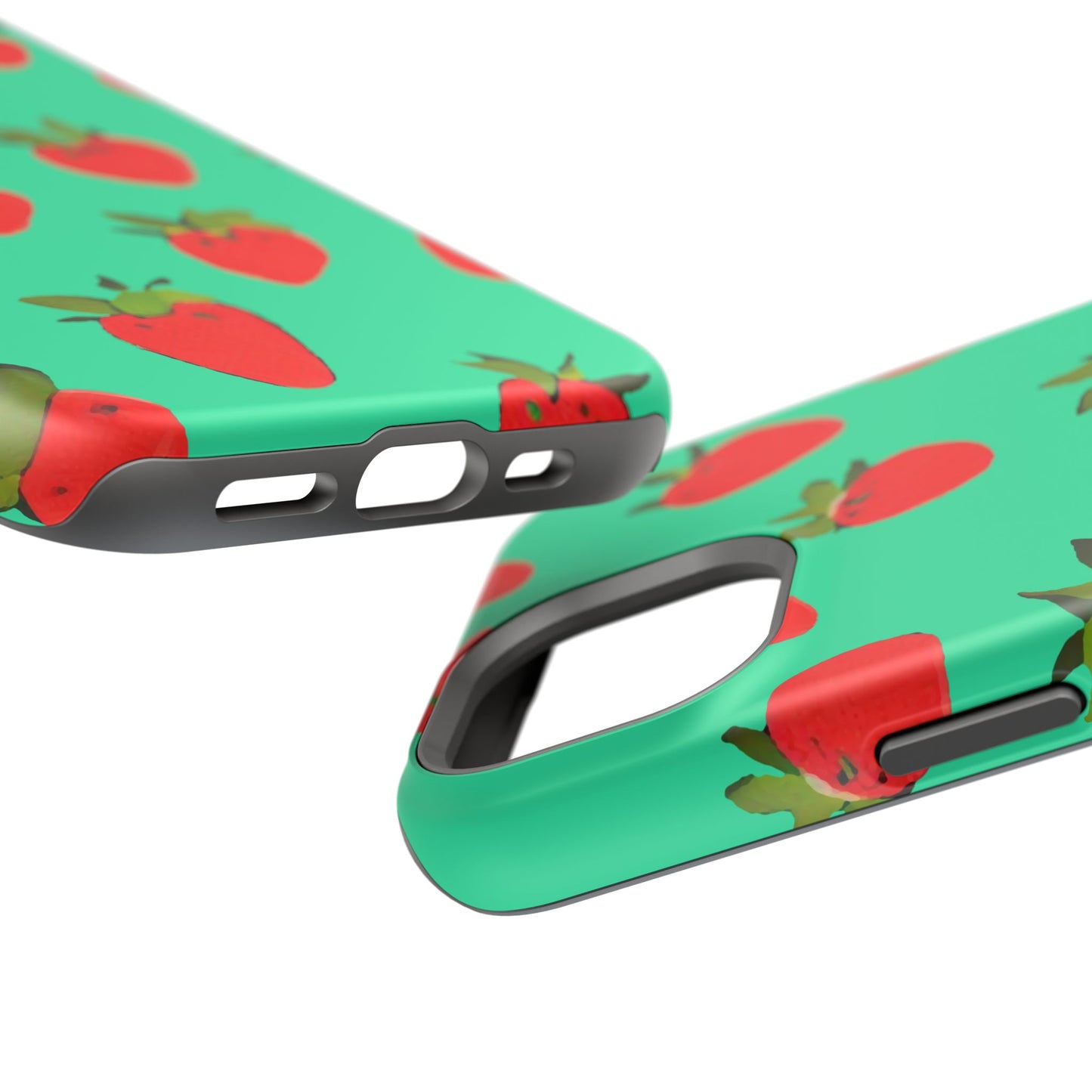 Strawberry Pattern - Magnetic Phone Case