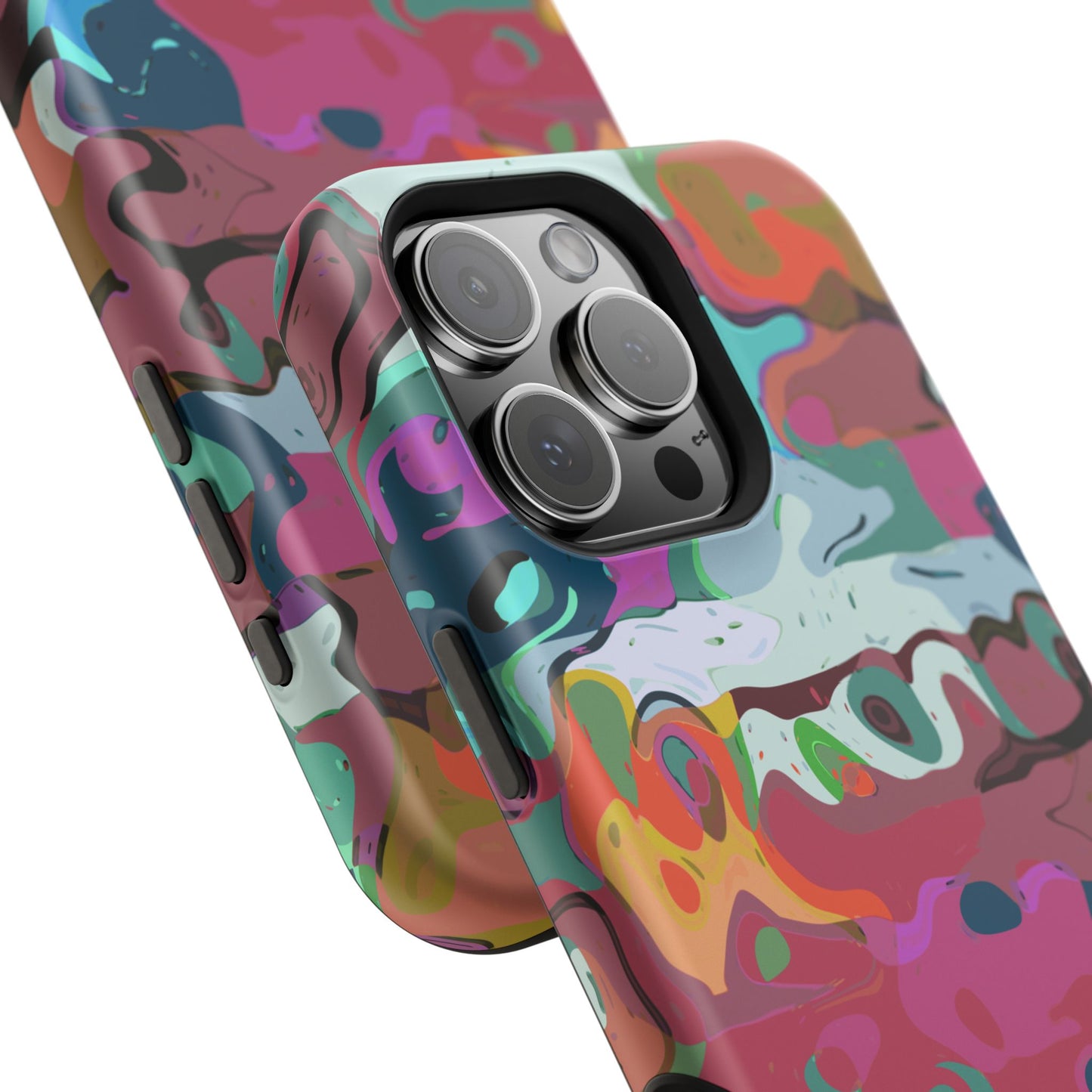 Colorful Abstract Marble - Magnetic Phone Case