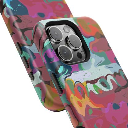 Colorful Abstract Marble - Magnetic Phone Case