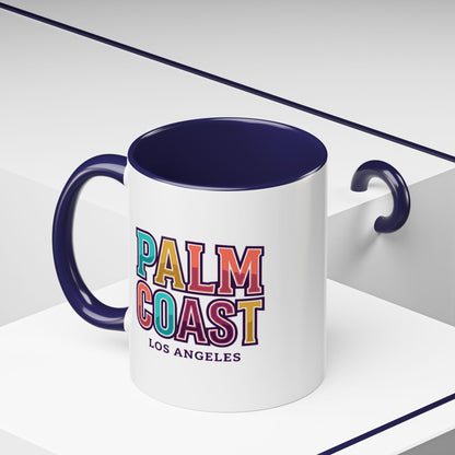 Palm Coast - Los Angeles - Color Accent Mug