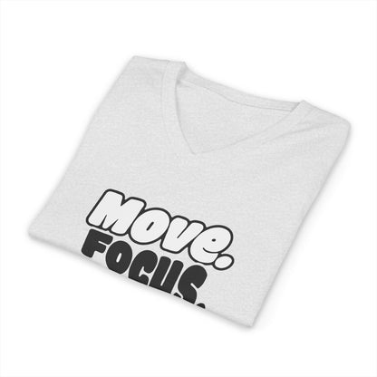 Move. Focus. Grow. Repeat. - V-Neck Tee