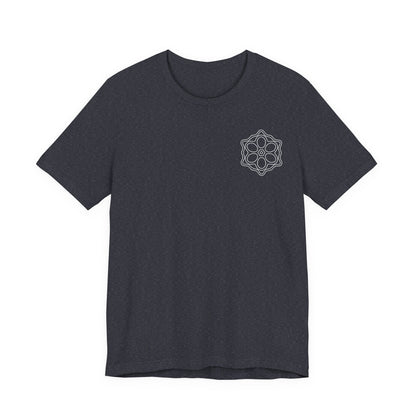 Unisex Boho Mandala Tee, Relaxed Fit Cotton Shirt, Perfect for Yoga Lovers, Meditation, Gift for Her, Vacation Wear, Everyday Comfort
