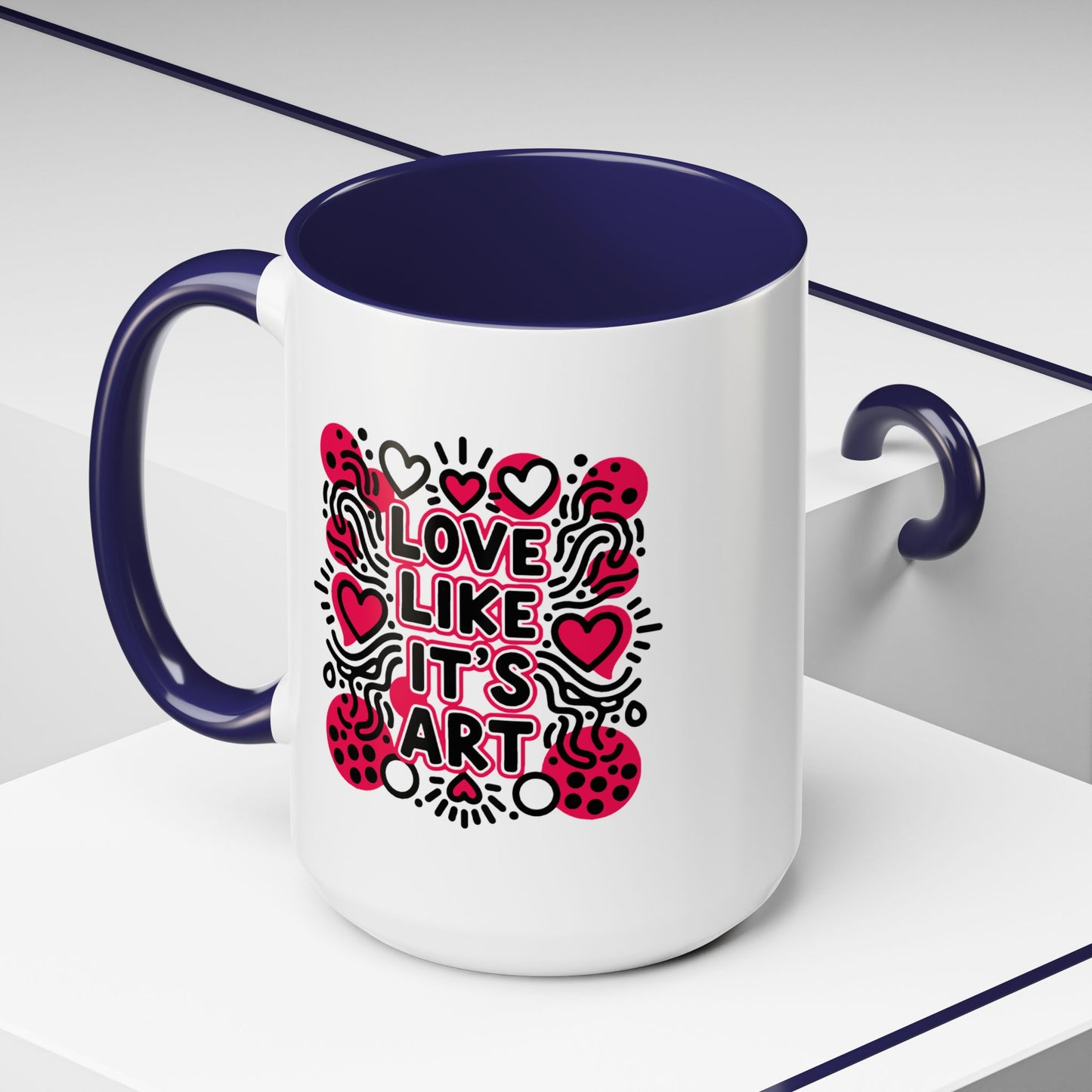 Love Like It’s Art - Color Accent Mug