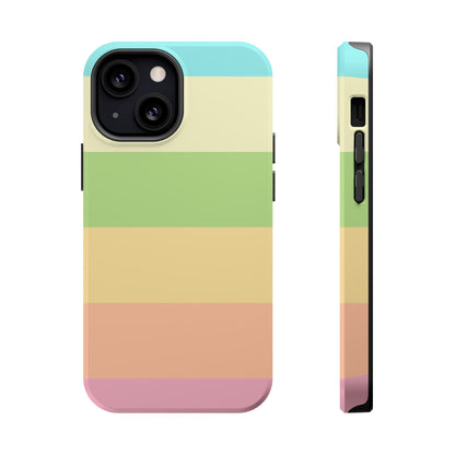 Pastel Stripes - Magnetic Phone Cover