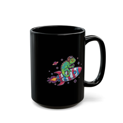 Cosmic Rider - Black Mug