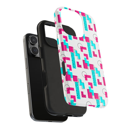 Retro Geometric Vibes - Phone Case