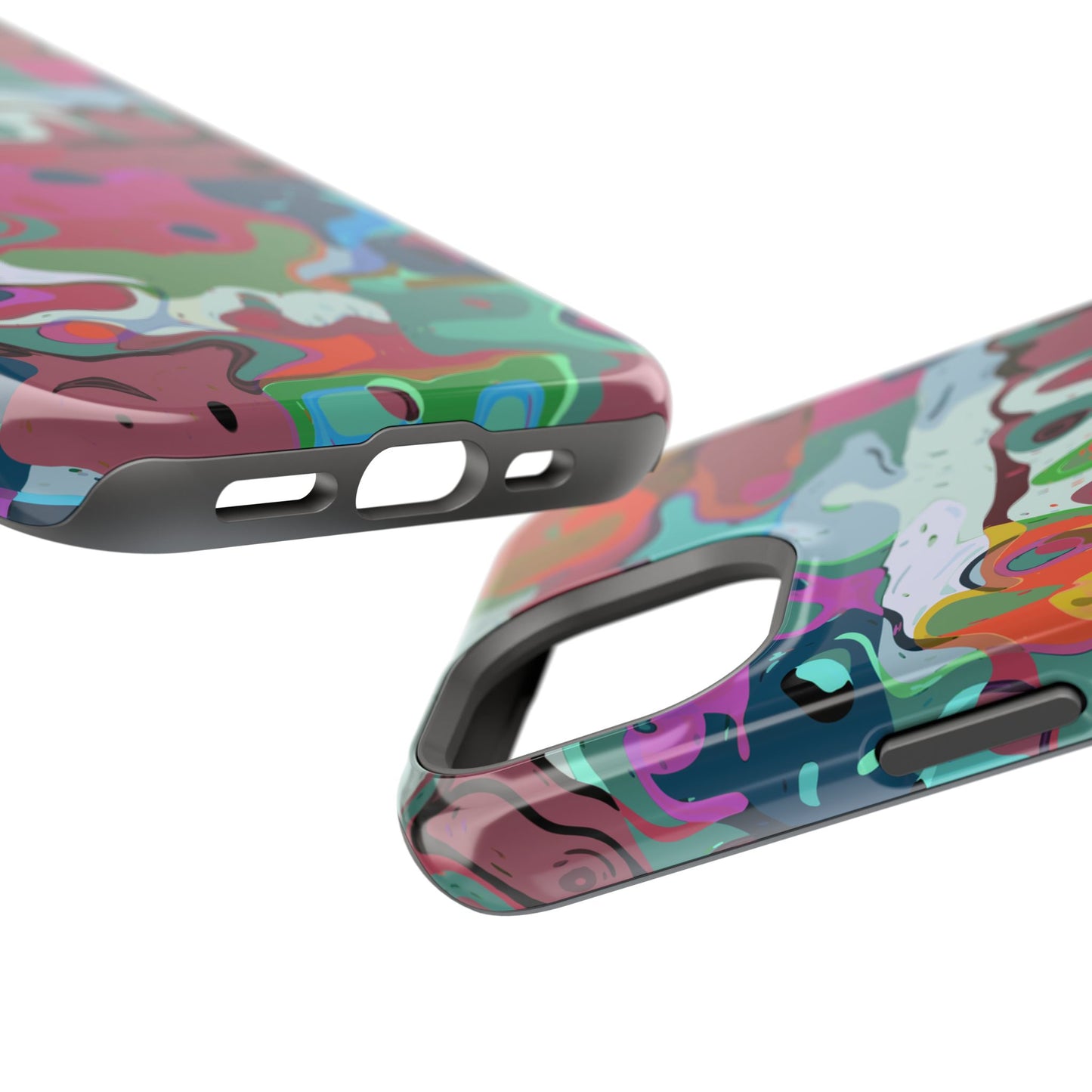 Colorful Abstract Marble - Magnetic Phone Case
