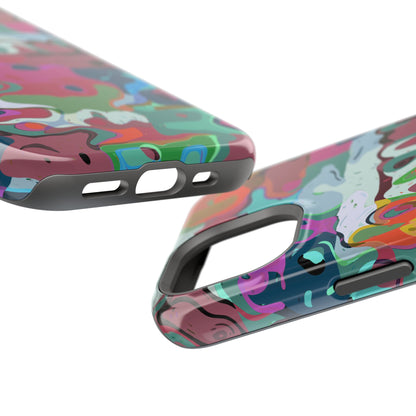 Colorful Abstract Marble - Magnetic Phone Case