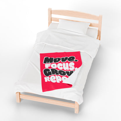 Move. Focus. Grow. Repeat. - Blanket