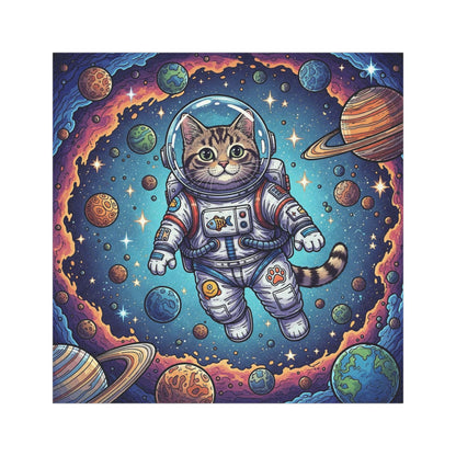 Astronaut Cat - Car Magnet