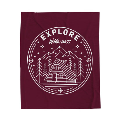 Explore Wilderness - Plush Blanket