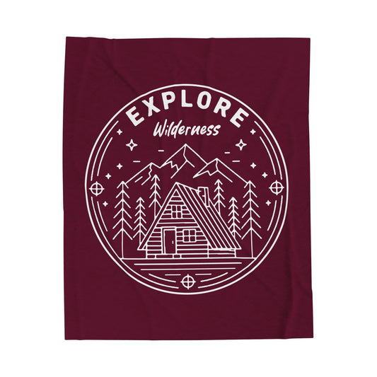 Explore Wilderness - Plush Blanket