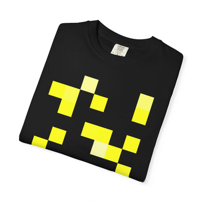 Yellow Pixel Grid - T-Shirt