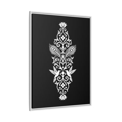 Hummingbird Soulmates - Framed Canvas