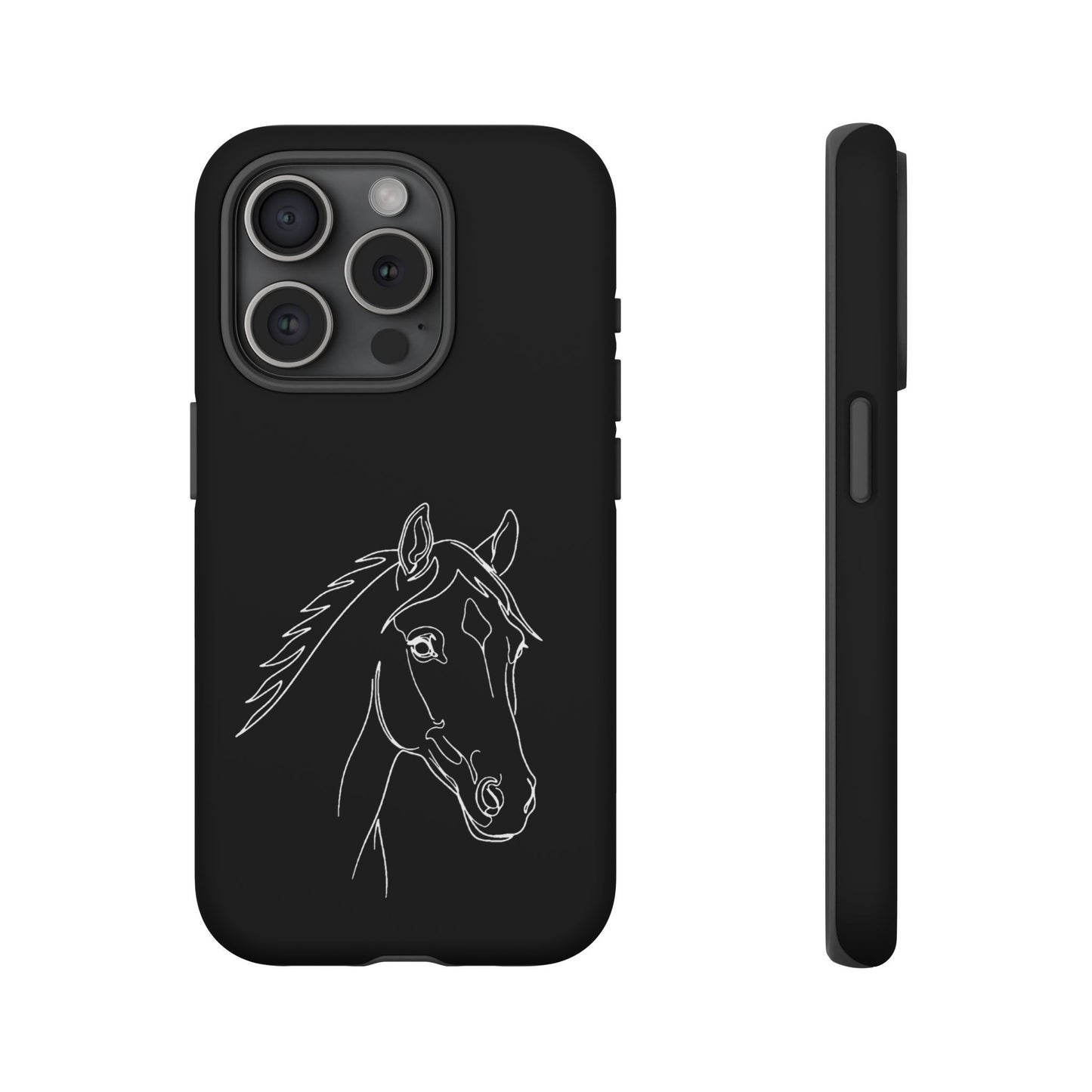 Horse Portrait Sketch - Tough Phone Case