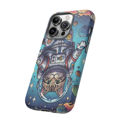 Astronaut Cat - Tough Phone Case