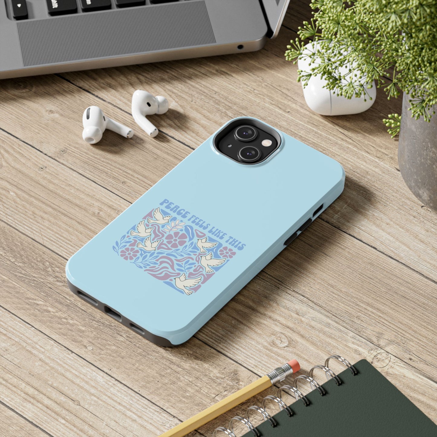 Peace Tells Like This - Phone Case