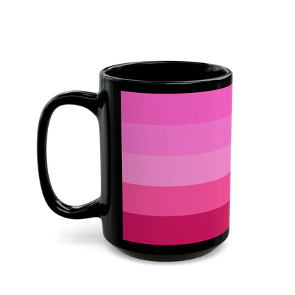 Valentine Rose Colors - Black Mug
