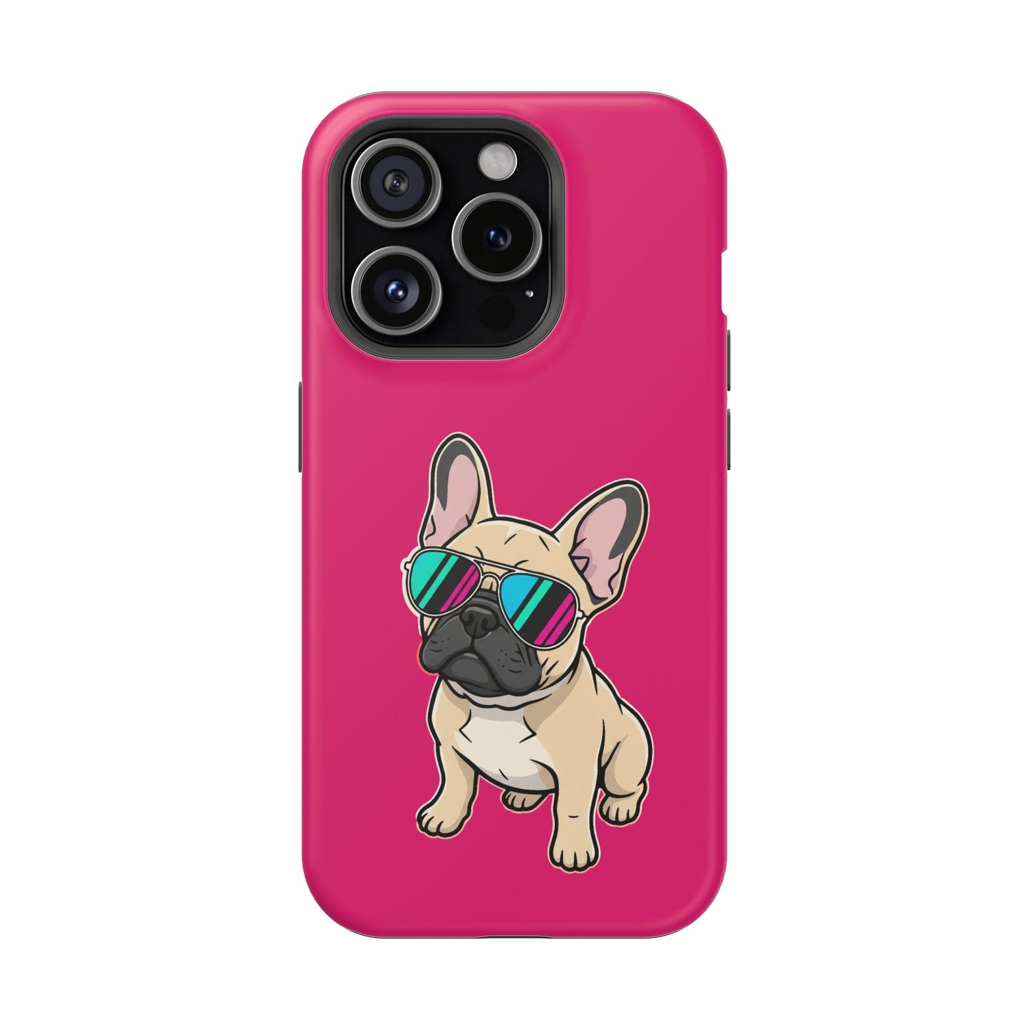 French Bulldog with Sunglasses - Magnetic Phone Case