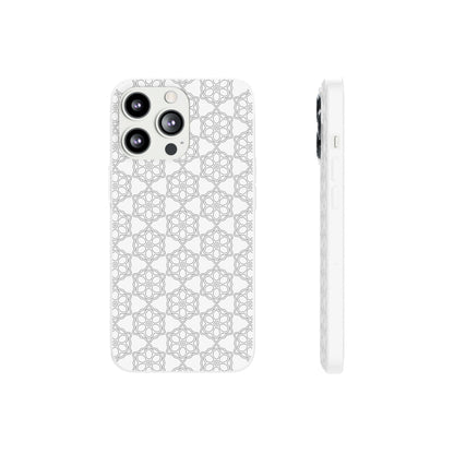 Elegant Geometric Phone Case, Stylish Flexi Case for Everyday Use, Slim Fit, Gift Idea, Trendy Accessory, Minimalist Design