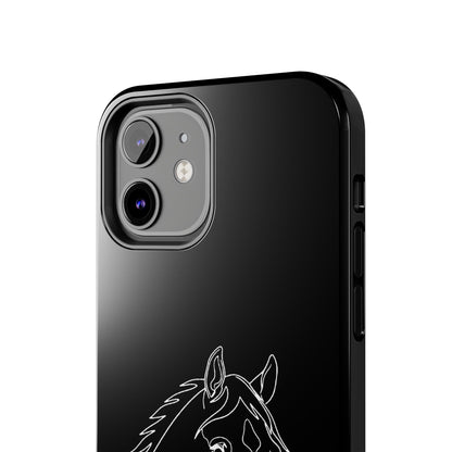 Horse Portrait Sketch - Phone Case
