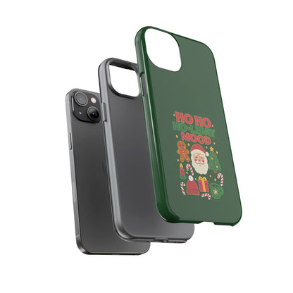 Christmas Phone Case, Ho Ho Ho-liday Mood, Festive Phone Cover, Santa Christmas Accessory, Holiday Gift, Winter Vibes
