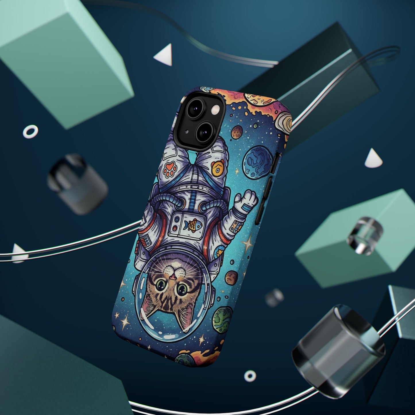 Astronaut Cat - Magnetic Phone Case