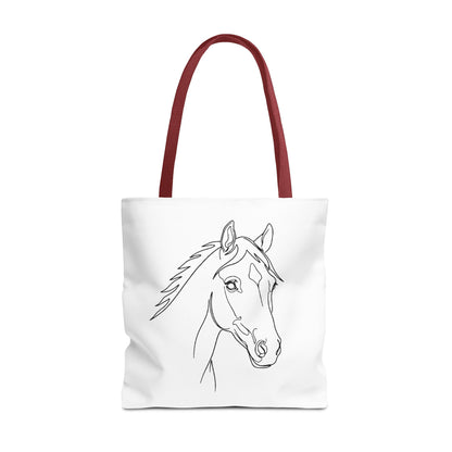 Horse Portrait Sketch - Tote Bag