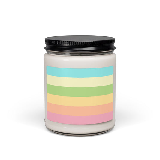 Pastel Stripes - Scented Candle