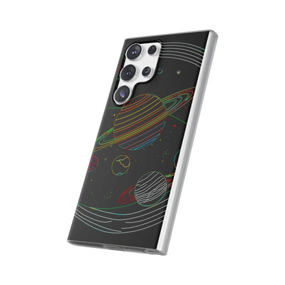 Galaxy-Inspired Flexi Cases, Vibrant Phone Covers, Space-Themed Accessories, Cosmic Gifts for Astronomers, Unique Phone Protectors