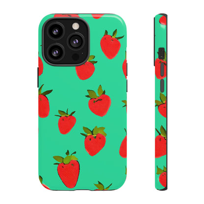 Strawberry Pattern - Phone Case