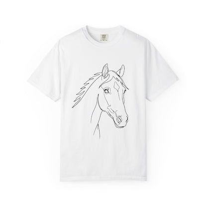 Horse Portrait Sketch - T-Shirt