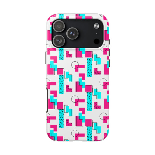 Retro Geometric Vibes - Phone Case