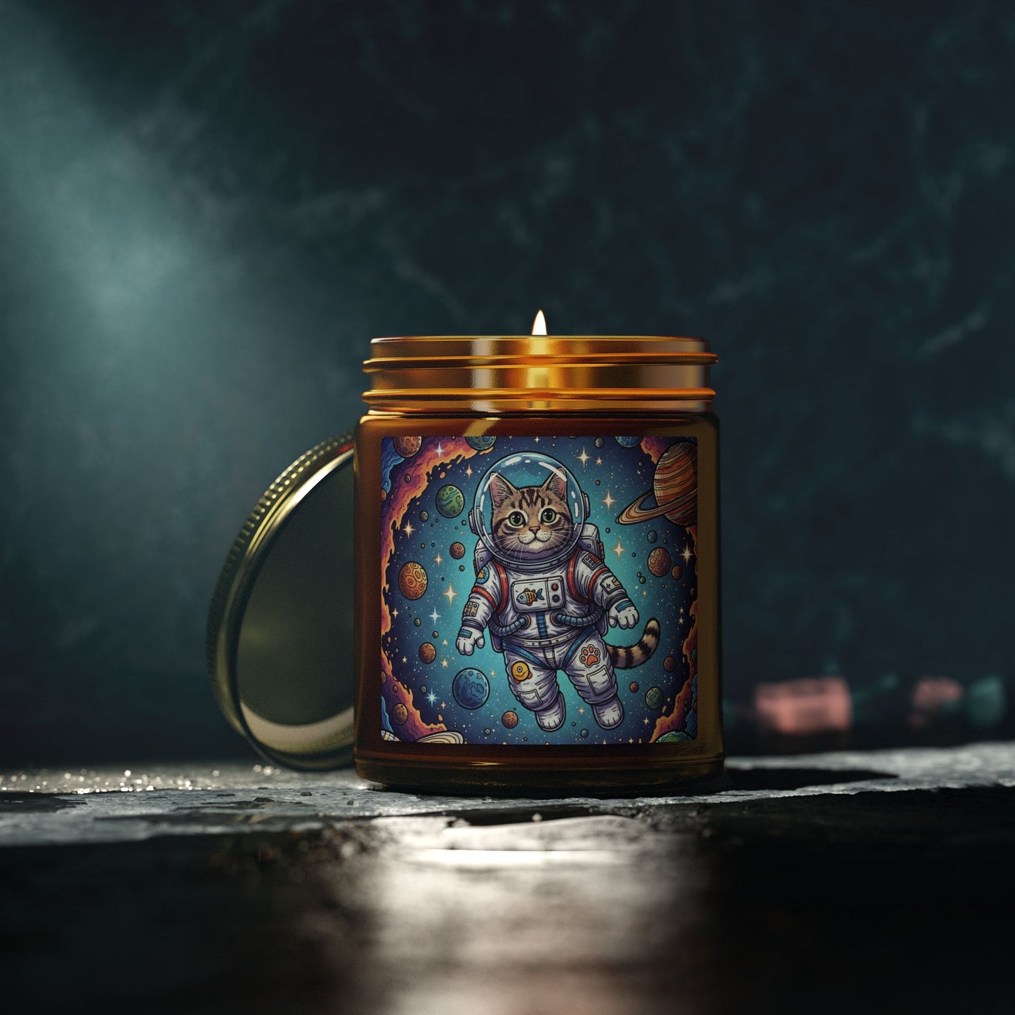Astronaut Cat - Scented Candle