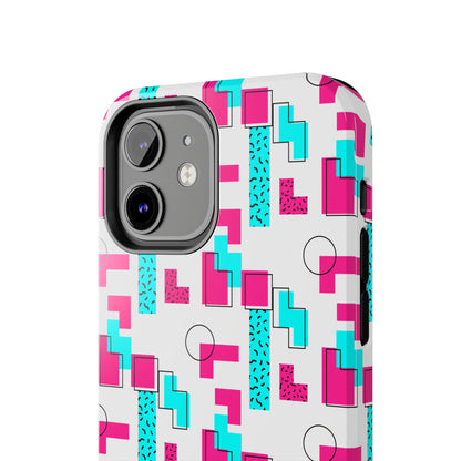 Retro Geometric Vibes - Phone Case