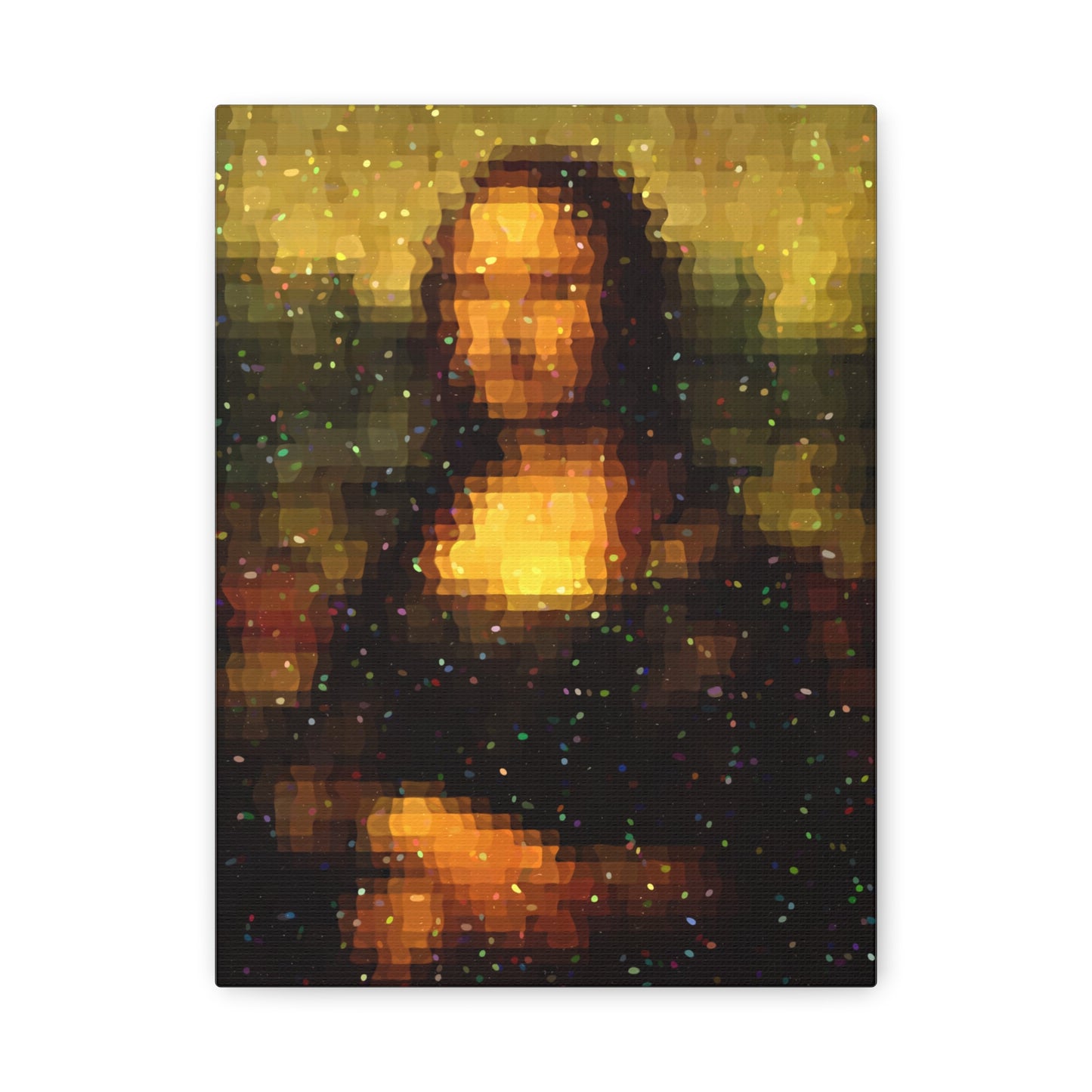 Pixel Muse — Silent Smile - Canvas