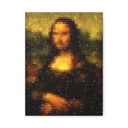 Pixel Muse — Silent Smile - Canvas