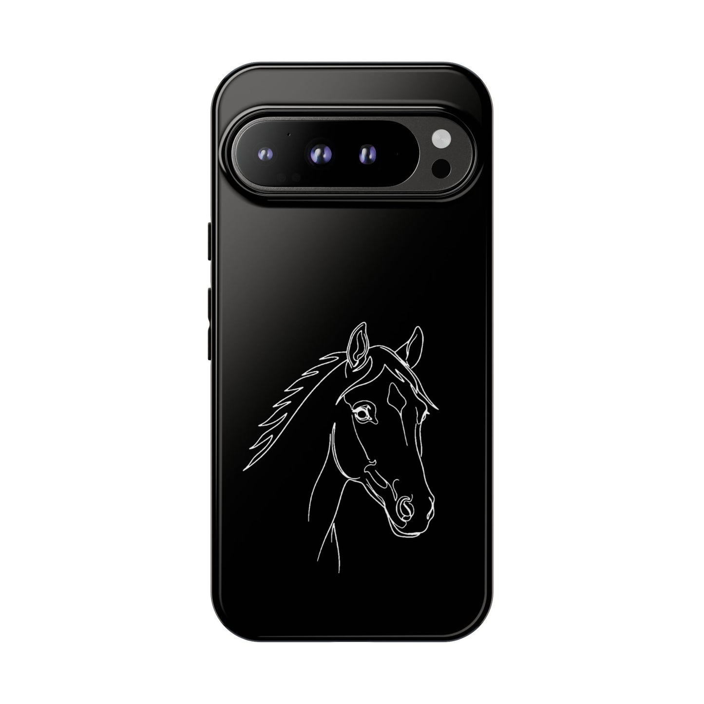 Horse Portrait Sketch - Tough Phone Case