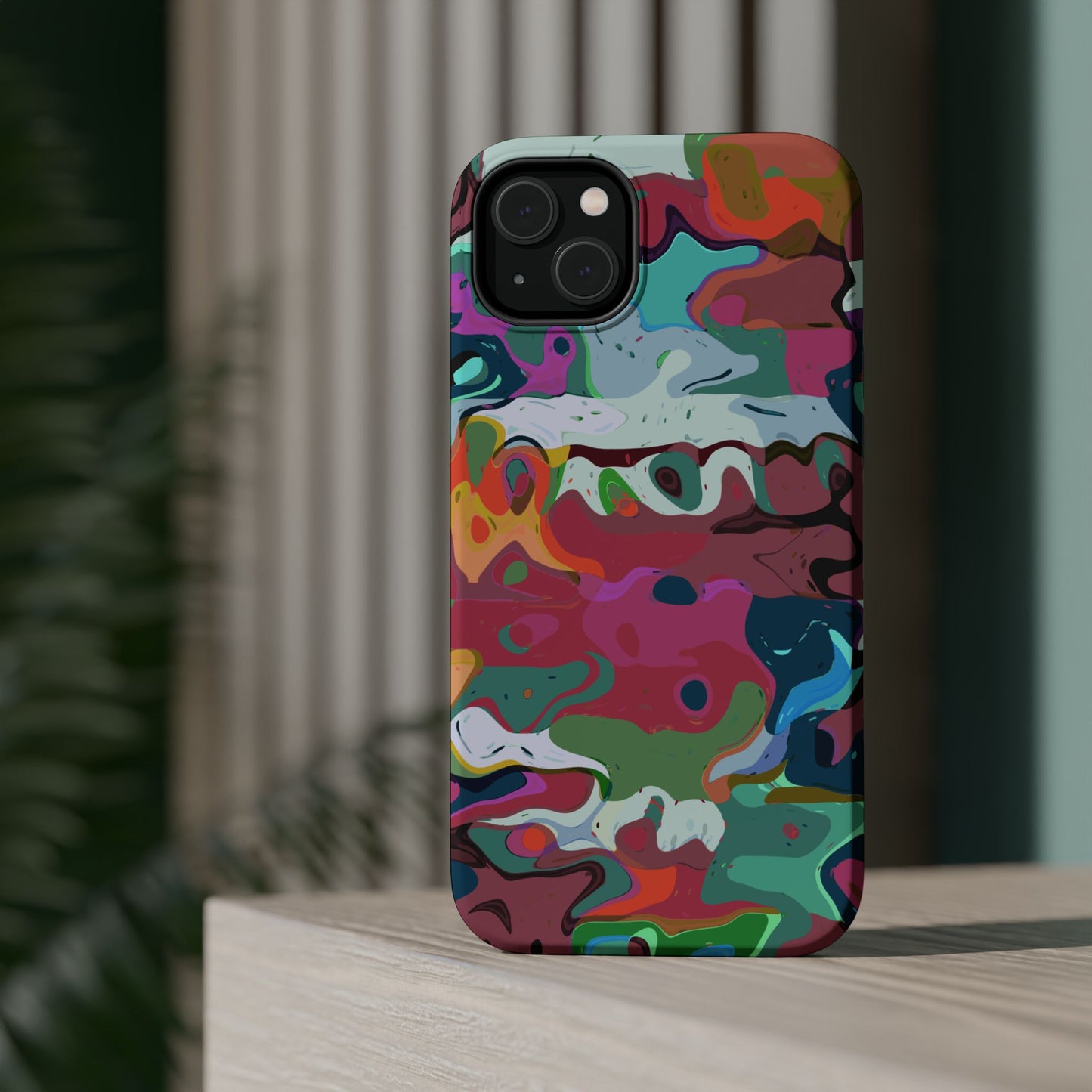 Colorful Abstract Marble - Magnetic Phone Case