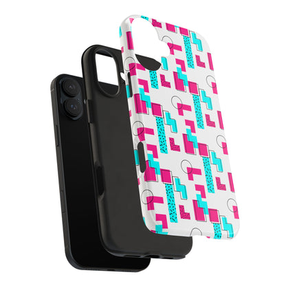 Retro Geometric Vibes - Phone Case