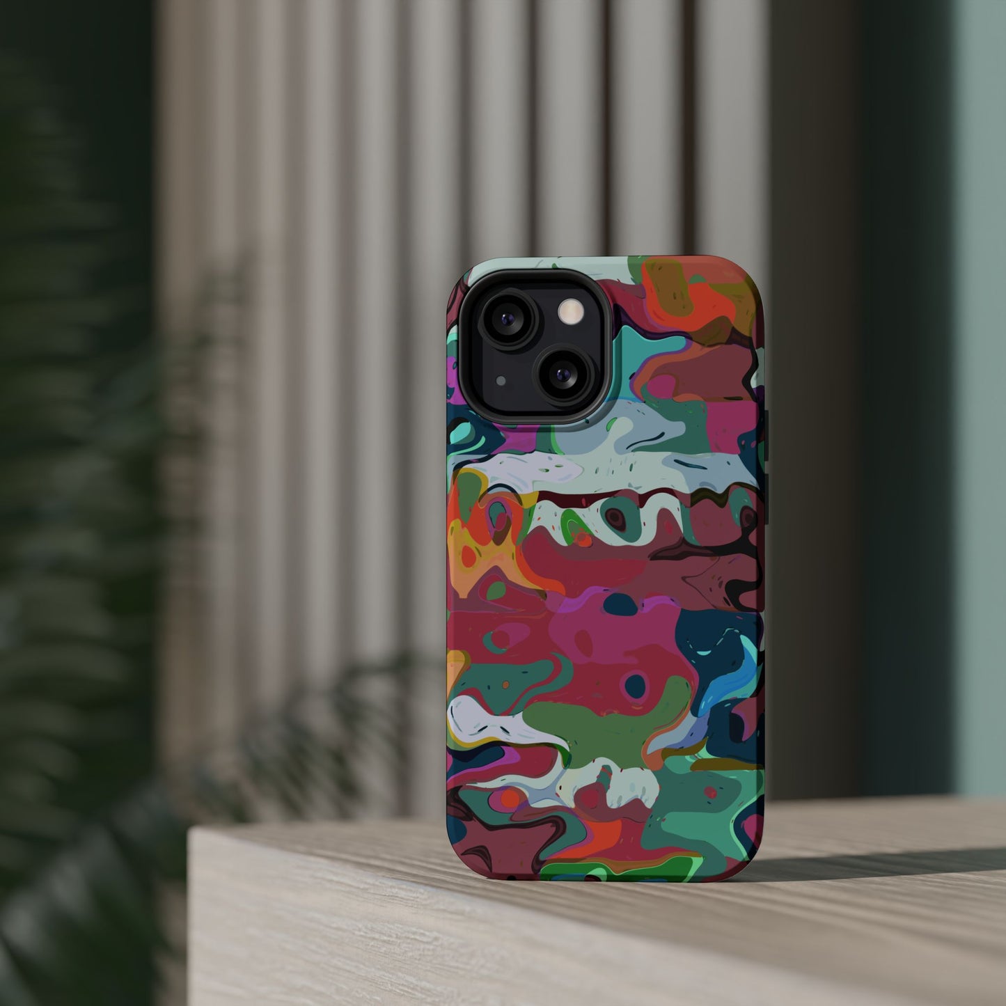 Colorful Abstract Marble - Magnetic Phone Case