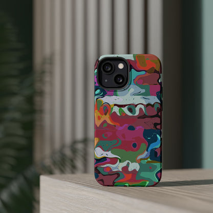 Colorful Abstract Marble - Magnetic Phone Case