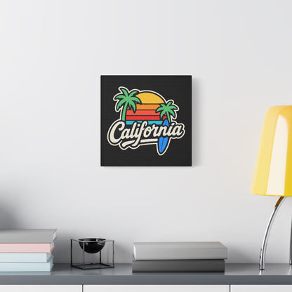 California Surf Vibes - Canvas