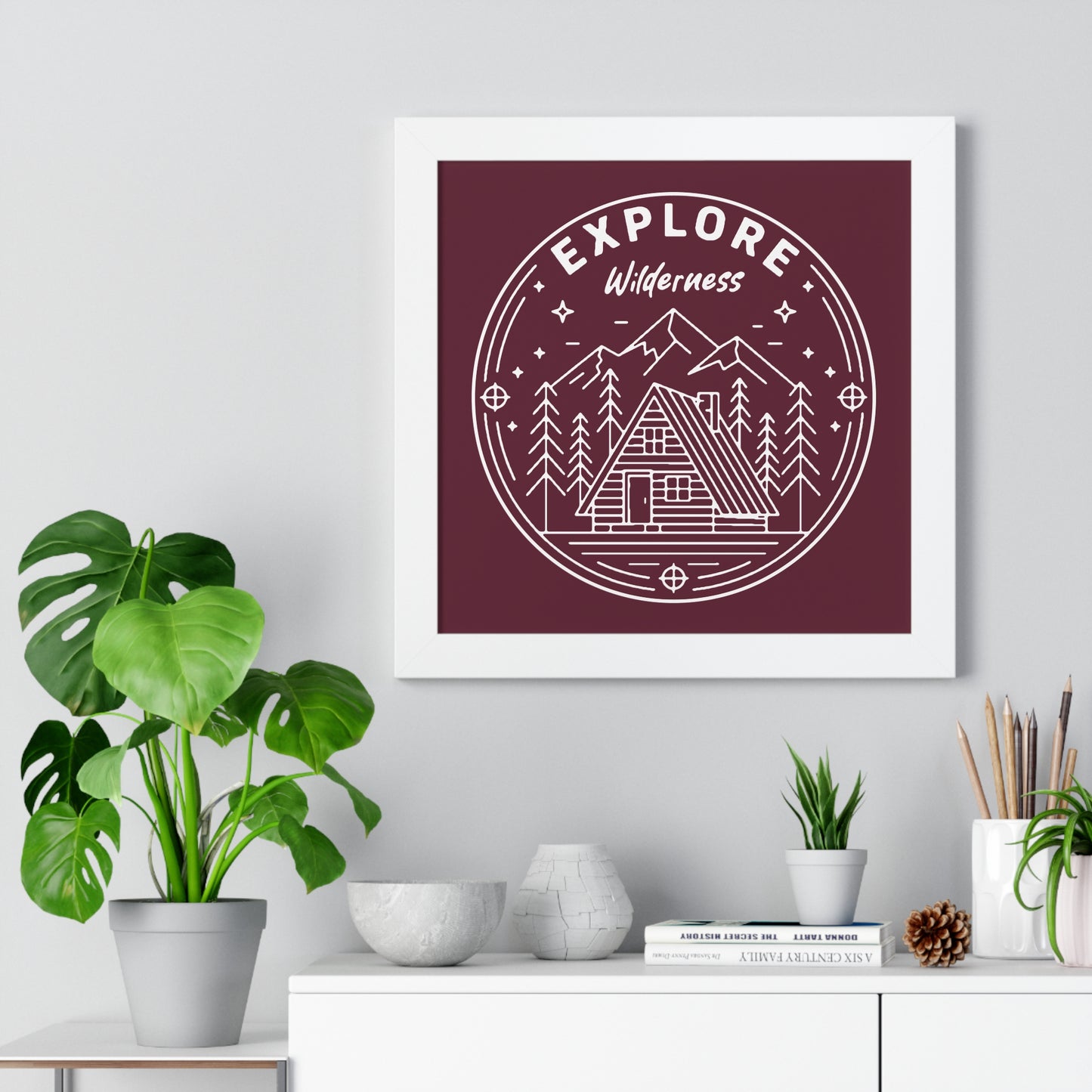 Explore Wilderness - Framed Poster