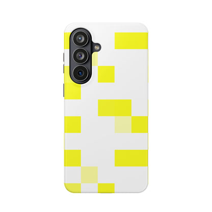 Yellow Pixel Grid -  Magnetic Phone Case