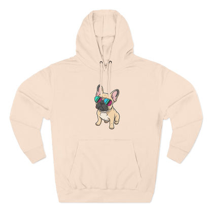 French Bulldog with Sunglasses - Hoodie