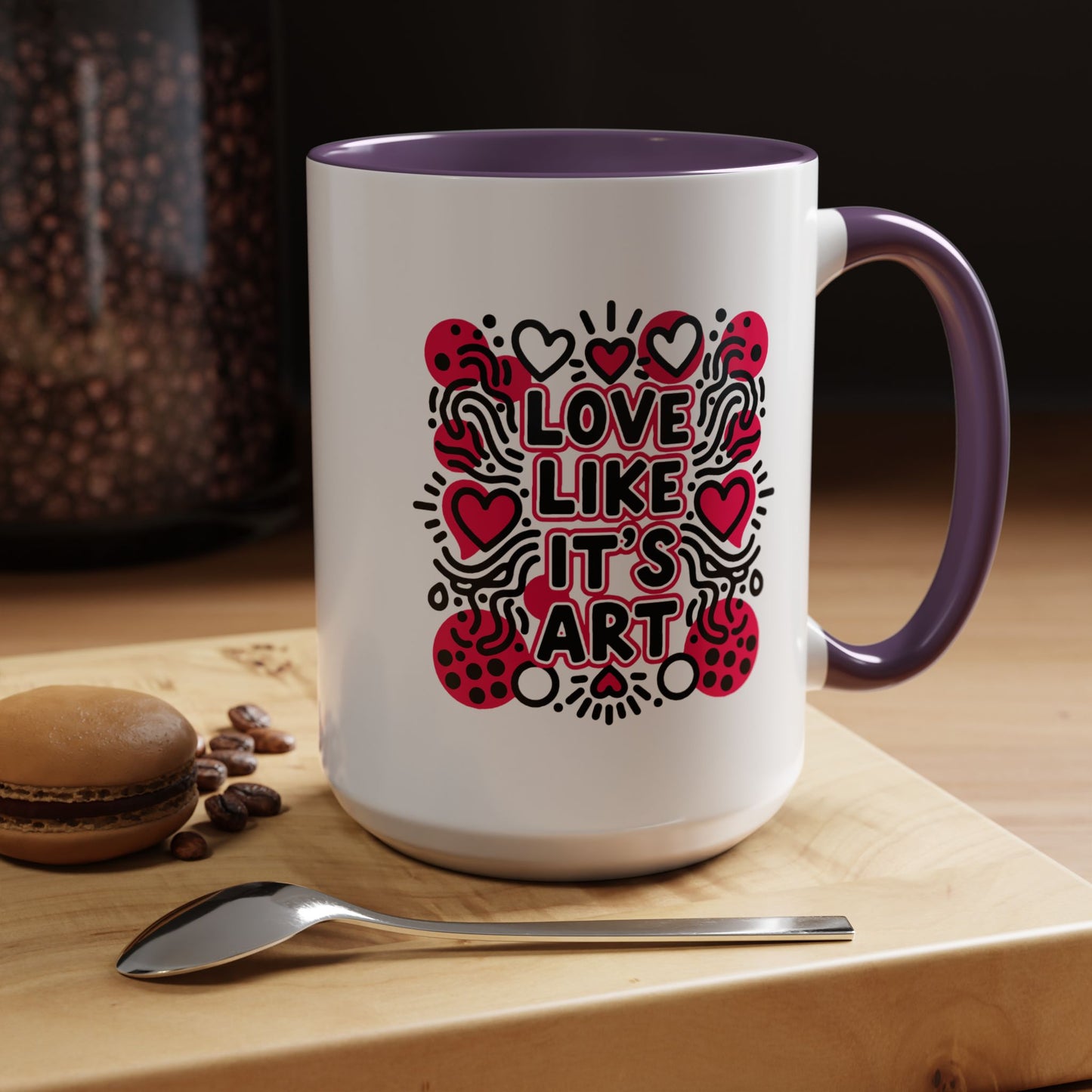 Love Like It’s Art - Color Accent Mug