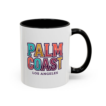 Palm Coast - Los Angeles - Color Accent Mug