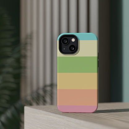 Pastel Stripes - Magnetic Phone Cover