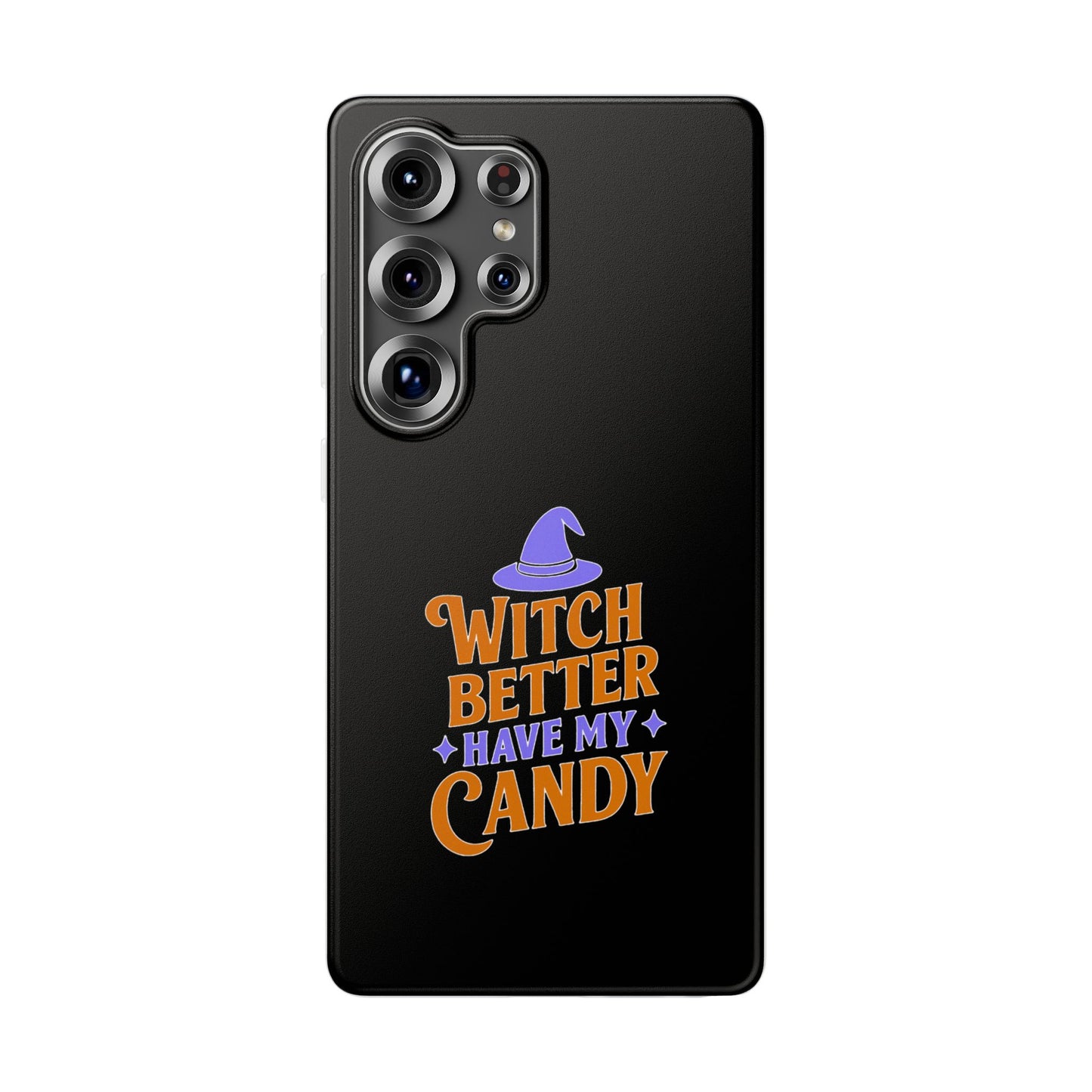Spooky Witch Flexi Case, Halloween Phone Cover, Witch Themed Phone Case, Cute Candy Case, Trick or Treat Gift, Holiday Accessory